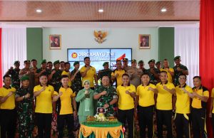 Kapolres OKI Beri Kejutan HUT TNI ke-80 di Makodim 0402 OKI
