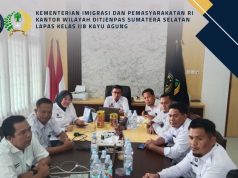 DORONG AKSES HUKUM BERKEADILAN, KAKANWIL DITJENPAS SUMSEL EVALUASI KOLABORASI LEGAL CLINIC DI LAPAS DAN RUTAN