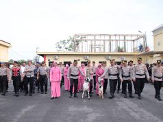 Polres OKI Berikan Penghormatan Purna Bakti kepada Kabag Ren Kompol Arkamil