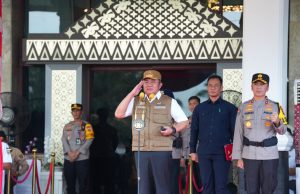 Gubernur Herman Deru Pimpin Apel Gelar Pasukan Operasi Ketupat 2026 di Sumsel