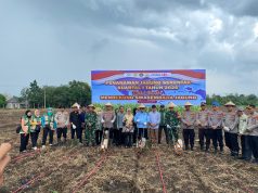 Polres OKI Laksanakan Penanaman Jagung Serentak Kuartal I 2026 Dukung Ketahanan Pangan