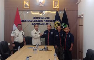 IWO Sum-Sel Audensi bersama Kakanwil Pemasyarakatan Provinsi Sumatera Selatan