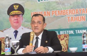 Sekda Sumsel Edward Candra. Buka Rakortekrenbang UPMD 2026, Dorong Percepatan Desa Mandiri