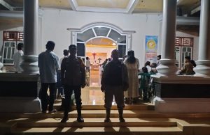 Polres OKI Amankan Ibadah Kamis Putih dan Jumat Agung, Kapolres Eko Rubiyanto Turun Langsung