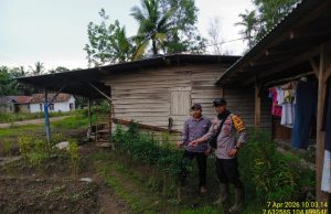 Sambangi Warga Panca Mukti, Brigpol Arif Abdullah Ajak Warga Jaga Kamtibmas dan Cegah Karhutla