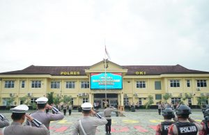 Polres OKI Tekankan Disiplin dan Soliditas dalam Upacara Hari Kesadaran Nasional