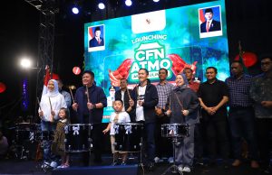 Gubernur Herman Deru Launching Car Free Night Atmo: Geliatkan Ekonomi dan Bahagiakan Warga Palembang