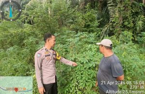 Bhabinkamtibmas Polsek Betung Gerakkan Wujudkan Swasembada Pangan di Desa Air Senggeris