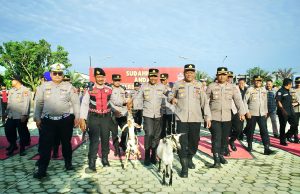 Apel Pelepasan di Polres OKI, AKP Afrizal Akhiri Pengabdian 35 Tahun di Polri