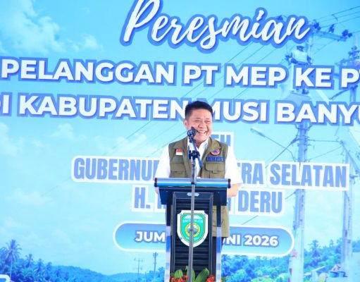 Herman Deru Resmikan Peralihan Pelanggan PT MEP ke PLN, Dorong Warga Muba Manfaatkan Listrik untuk Kegiatan Produktif