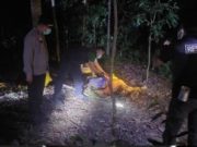POLSEK BANYUASIN III BERSAMA TIM INAFIS POLRES BANYUASIN LAKUKAN OLAH TKP PENEMUAN DUA JENAZAH DI SEMBAWA