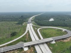 Lakukan Pemeliharaan Oprit Jembatan Batang Serangan, Hutama Karya Uji Coba Contraflow di KM 55 Tol Binjai–Langsa