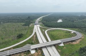 Lakukan Pemeliharaan Oprit Jembatan Batang Serangan, Hutama Karya Uji Coba Contraflow di KM 55 Tol Binjai–Langsa