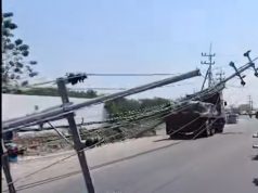 Soal 10 Tiang Listrik di Gresik Tumbang Hingga Lukai Warga dan Rusak Mobil, GM PLN UID Jatim Bungkam