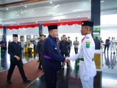 Paskibraka Muba 2026 Resmi Dikukuhkan, Bupati Toha Titip Amanah dan Karakter Kebangsaan