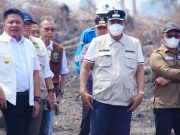 Bupati Muba Dampingi Gubernur Sumsel Tinjau Karhutla di Lais