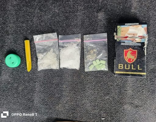 Kejar-kejaran Polisi – Pengedar Sabu Berakhir Nyemplung Sawah