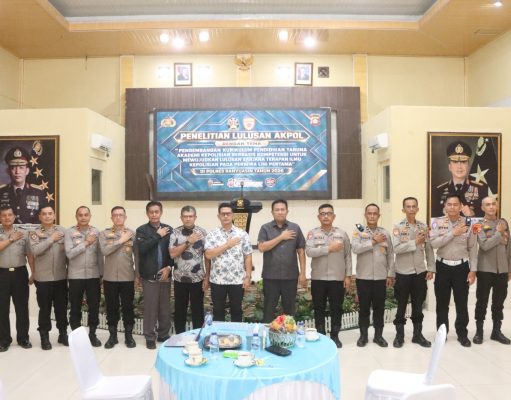 Akpol Lemdiklat Polri Gelar Penelitian Perwira Lulusan Akpol di Polres Banyuasin