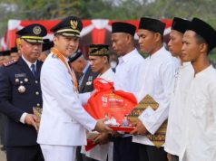 Hut RI ke 81 tahun, di Ogan Ilir, Sebanyak 684 warga binaan Lembaga Pemasyarakatan Kelas IIA Tanjung Raja, menerima Remisi