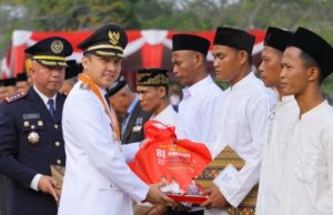 Hut RI ke 81 tahun, di Ogan Ilir, Sebanyak 684 warga binaan Lembaga Pemasyarakatan Kelas IIA Tanjung Raja, menerima Remisi